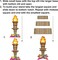 Beistle Tiki Torch Cupcake Stand Luau Theme Cake Holder Display Hawaiian Tropical Party Supplies 15.25" x 11.25"